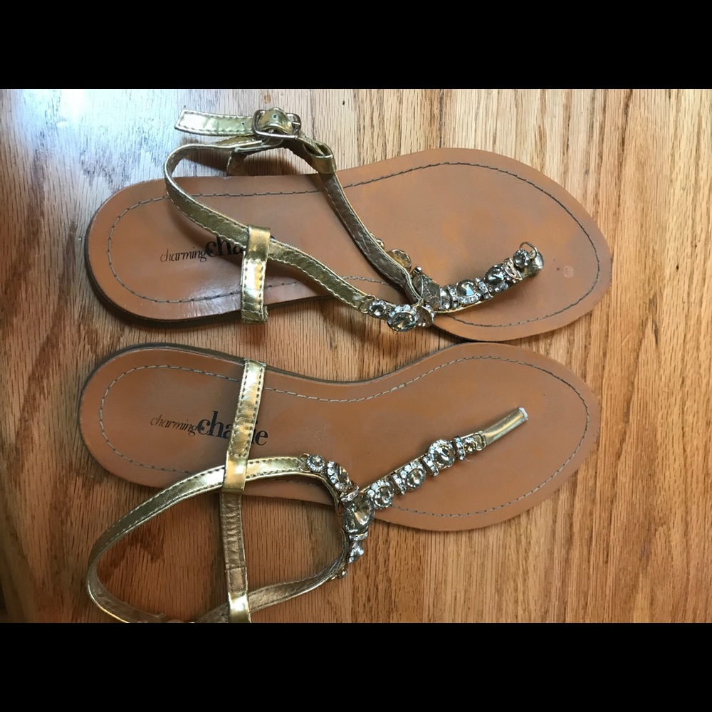 Gold Sandals